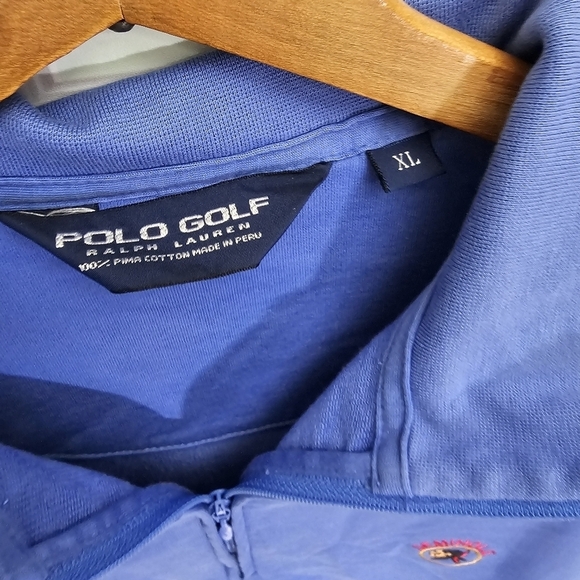 Polo Ralph Lauren Golf Seminole Country Club  Quarter Zip Fleece Pullover XL - Picture 6 of 7